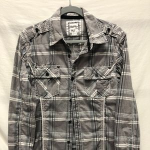 Men's BKE plaid button down
